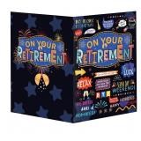Jumbo Retirement Greeting Card, Black Farewell