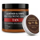 NEW $30 Tan Leather Color Restorer Repair Kit