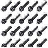 NEW 20PK Steel Phillips pan Head Screws M6x40mm