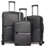 NEW $200 (3Pck) Carry on Luggage with Wheels
