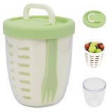 NEW Fruit & Salad Storage Cup To Go Set