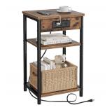 $80 Rolanstar End Table with Charging Station