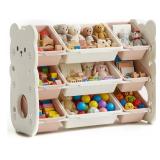 $100 Kids Storage Organizer Cabinet with 9 Bins