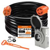 New $739 NEW 30A Gen Cord & Inlet Kit, 25ft...