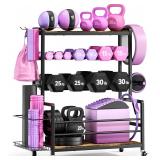 NEW $50 3-Tier Home Gym Storage Rack