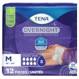* TENA Overnight Incontinence Underwear Women M