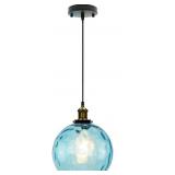 New $79 Teal Blue Pendant Light Shade