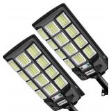NEW $70 (2Pck)Solar Street Lights Outdoor 11000mAh