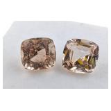 $8,250 App 10.6ct Imperial Topaz gemstone pair
