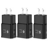 NEW 3PK Samsung Fast Adaptive USB Charger Blocks