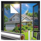 New $35 Coavas Window Film 60x200 Silver Mirror UV