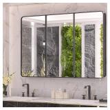 New $760 21'x27' Medicine Cabinet Black