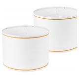 New $40 Lampshades Set of 2, Drum Lamp Shades...