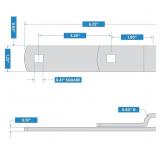 Stanley National Hardware 294BC 6' Hinge Strap