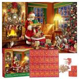 SEALED Christmas Advent Puzzles w/1008 Pieces