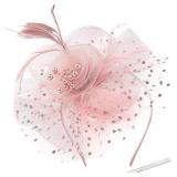 SEALED Women's Mesh Tea Party Headwear w/Clip