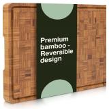 SEALED $90 (16'x12') Premium Bamboo Cutting Board