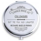 NEW $31 Engraved Mirror 'Chance Made Us' Rose/Gold