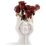 NEW $35 Woman Body & Face Flower Vase