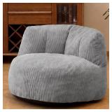 SEALED $110 SEALED N&V Crescent Bean Bag Chair,...
