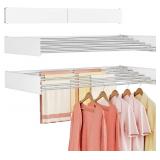 New $76 Wall Mounted Folding Drying Rack (6 Rods)