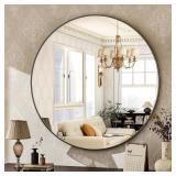 NEW $60 (24') Round Bathroom Mirror