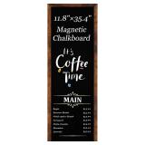 SEALED $50 (12'x36') Magnetic Chalk Board