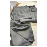 Black curtains, 2 pieces, 100%