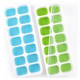 NEW 2pcs Ice Cube Trays with Lids