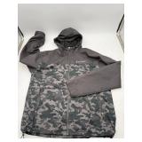 Free Country Menï¿½s LG Hooded Camo Jacket Gray