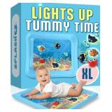 NEW Light-Up XL Toddler Tummy Time Water Play Mat