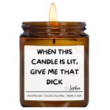 NEW Seductive Lavender Candle 'When the Candle ..'