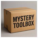 Mystery tool box with tools