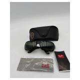 $250 Ray-Ban RB4075 Polarized Sunglasses Black