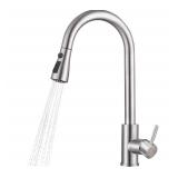 $50 Brushed Nickel Pull Out Kitchen Faucets
