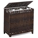 NEW $106 Laundry Basket w/ Lid