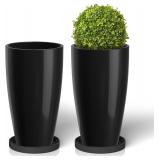 NEW $120 (Set of 2) Outdoor Planters