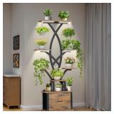 NEW $130 (64') Plant Stand Indoor with Grow Lights