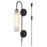 New $170 Modern Plug-in Wall Sconce Light 30.8'