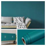 New $48 Livelynine Teal Peel & Stick Wallpaper
