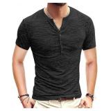NEW $30 (S) Men's Grey Casual Slim Fit T-Shirt