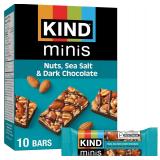 SEALED 10PK KIND Mini Snack Bars-Nuts & Sea Salt