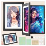 New $40 Kids Art Frame 18.1x13.4in, acrylic plate