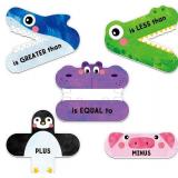 NEW 5PK Magnetic Math Signs & Symbols Learning Set