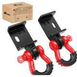 New $61 Nilight 2-Pack Front Tow Hook Bracket...