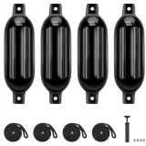 New $91 4 Pack Boat Fenders with Ropes