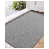 NEW $50 Gray Front Door Mat