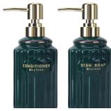 NEW $36 2PK Ceramic Soap Dispenser Pump 140OZ