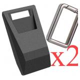 NEW 2PK Airtag Holder Keychain Case w/Loop