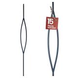 New $185 Iron Balusters   44' Satin Black DH-15